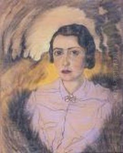 Portret Kobiety by Stanislaw Ignacy Witkiewicz (Witkacy)
