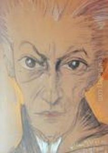 Portret Dr. Szmurlo ? by Stanislaw Ignacy Witkiewicz (Witkacy)