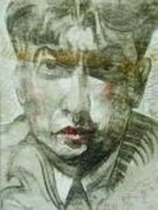 Portret Meski by Stanislaw Ignacy Witkiewicz (Witkacy)