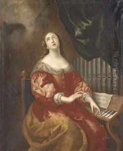Saint Cecilia by Theodor Van Thulden