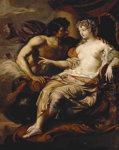 Portrait of Madame de Grignan as Hebe with Jupiter at her side by Augustus Terwesten