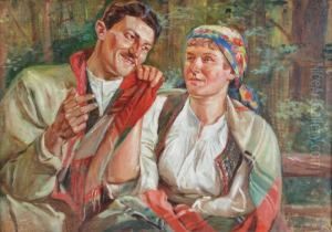 Zaloty by Wincenty Wodzinowski
