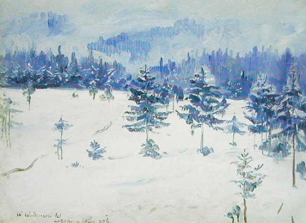 Pejzaz Zimowy Z Zakopanego, 1924 R. - view 1