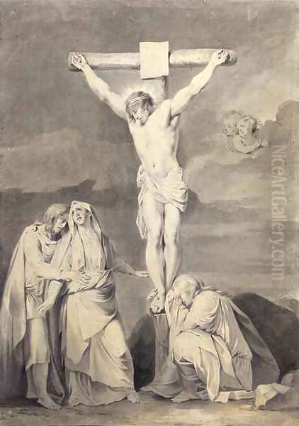 The Crucifixion with the Virgin, Saint John and Mary Magdalene - view 1
