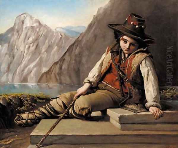 The young goatherd - view 1