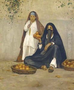 The orange sellers, Cairo