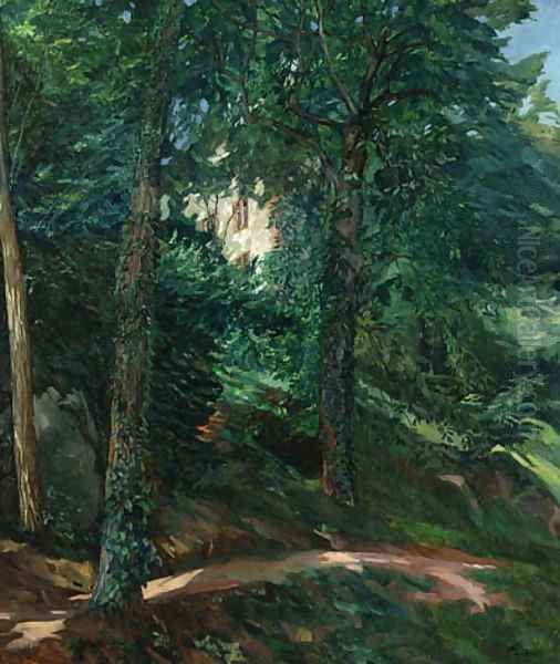 Schlosspark in Lichtenberg im Odenwald - view 1
