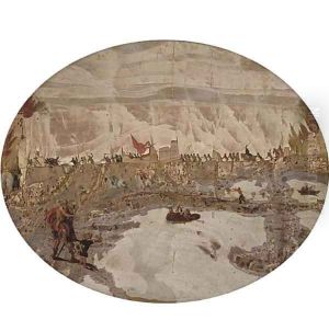 Aeneas rescuing Anchises from the Sack of Troy by Antonio Tempesta