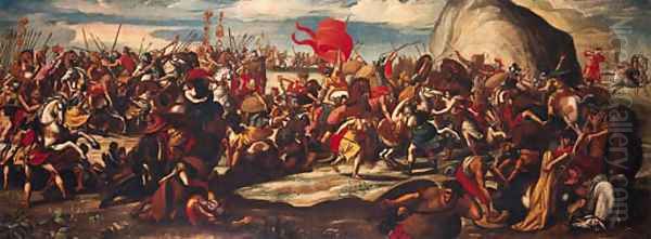 The Death of Camillus Sextus in the Battle of the Greeks and Romans - view 1