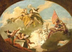 The Apotheosis of Francesco Barbaro by Giovanni Battista Tiepolo