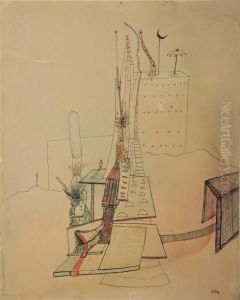 Les Echelles Celestes by Otto Wols