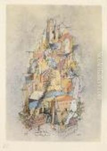 Soleil Sur La Ville Deserte by Otto Wols