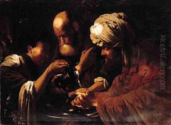 Pilate washing his hands - view 1