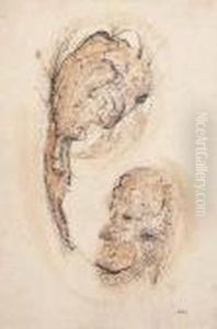Deux Tetes by Otto Wols