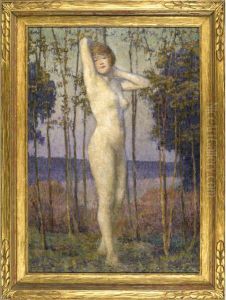 Standing Nude by Hendrik Jan Wolter