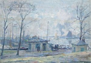 Misty Morning by Hendrik Jan Wolter