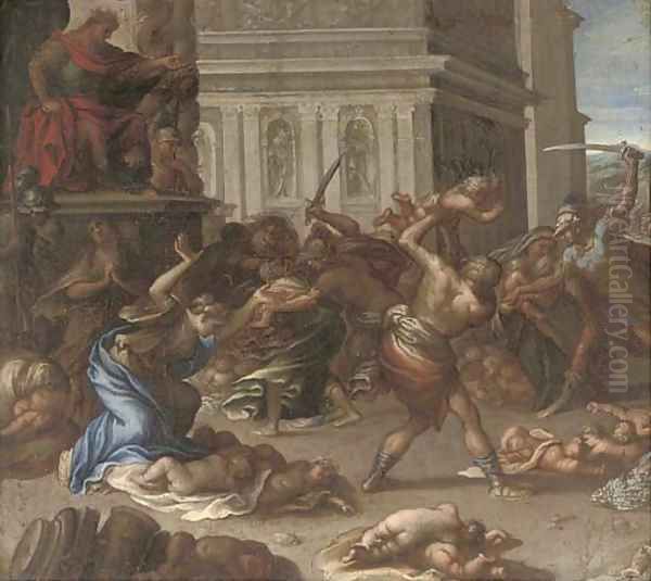 The Massacre of the Innocents by Pietro Testa