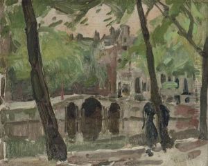 Herengracht Near The Leidsegracht, Amsterdam by Hendrik Jan Wolter