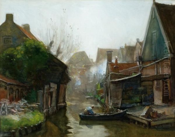 View Of Houses By The Water In Sloten - view 1