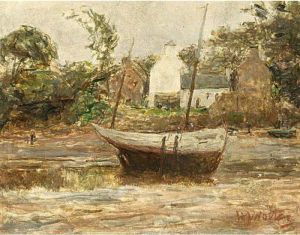 A View Of A Boat; Together With Another Work By The Same Artist A View Of A Boat; Together With Another Work By The Same Artist
