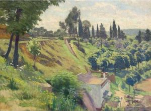 Landscape Southern France by Hendrik Jan Wolter