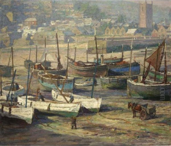 Misty October Morning, St. Ives, Cornwall - view 1