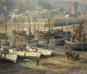 Misty October Morning, St. Ives, Cornwall by Hendrik Jan Wolter