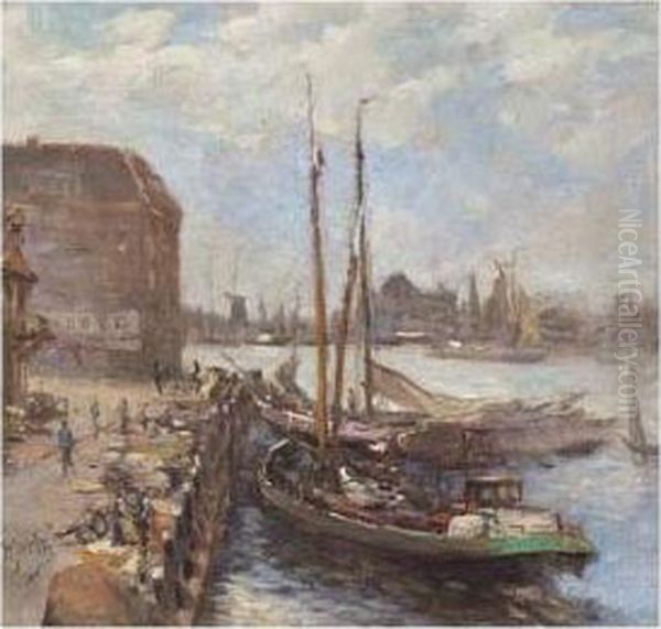 A View Of The Bomkade, Dordrecht - view 1