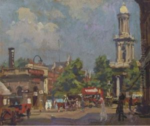 View Of The City Of London by Hendrik Jan Wolter