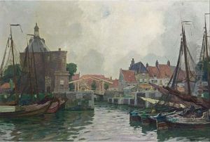 A View Of Enkhuizen Harbour