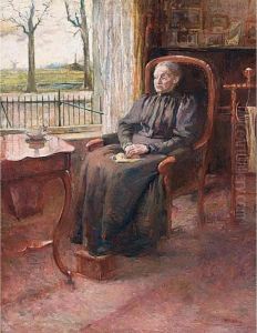 A Portrait Of The Mother Of The Artist by Hendrik Jan Wolter
