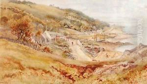 The village of Corrie, Isle of Arran by Arthur Tucker