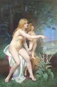 Venus and Cupid by Victor Tortez