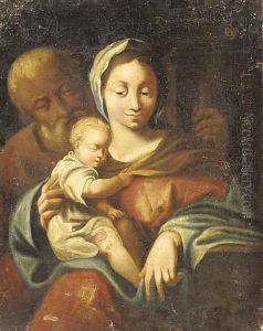 The Holy Family 2 by Francesco Trevisani