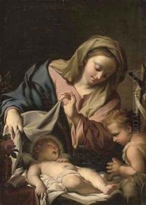 The Madonna and Child and the Infant Saint John the Baptist by Francesco Trevisani