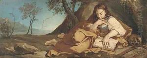 The Penitent Magdalen 2 by Francesco Trevisani