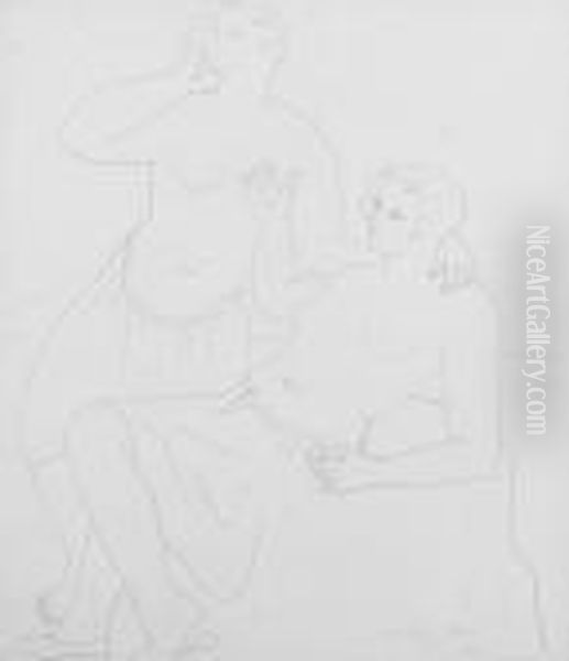 Two Female Figures - view 1