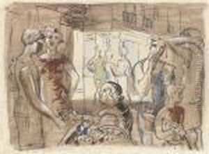 Design For A Stage Set by Christopher Wood