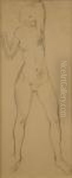 Standing Female Nude - view 1