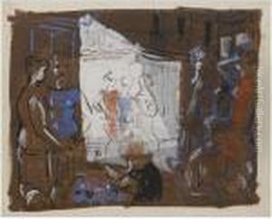 Decoration For 'luna Park' by Christopher Wood