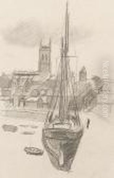 Boat In Harbour, Penzance - view 1