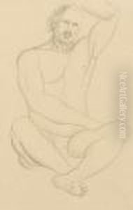 Study Of A Male Nude
