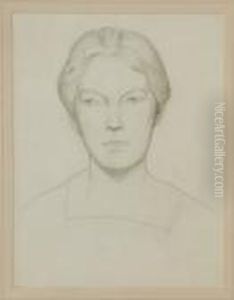 Portrait Of The Artist's Mother by Christopher Wood