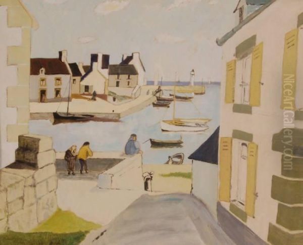 Fishing Harbour Scene - view 1