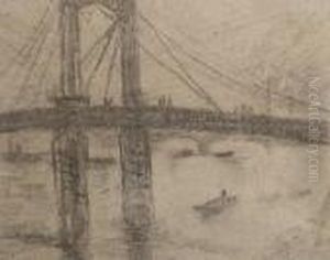 Bridge On The Thames by Christopher Wood