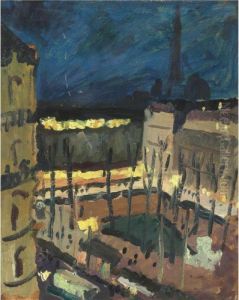 Paris At Night by Christopher Wood