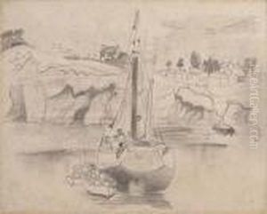 Fishing Boat by Christopher Wood