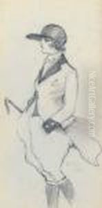 Study Of A Lady by Christopher Wood