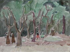 Avignon With Park by Christopher Wood
