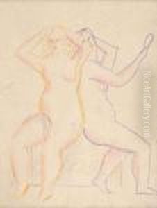 Women In Dressing-room by Christopher Wood